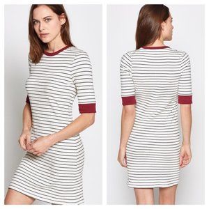 NWT Joie Tralena Ribbed Striped T Shirt Knit Dress